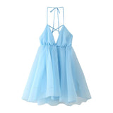 Women's Summer New French Holiday Windy V-Necked Sling