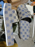 Zingj Large Size Thick Bottom Female Slippers 2024 New Plum Embroidery Pine Cake Bottom Casual Female