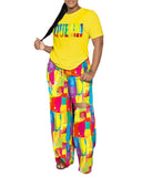 Spring And Summer New Fashion Loose Leisure Printing