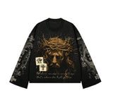 Long-Sleeved Blouse Loose Statue Of Liberty Chao Street Youth