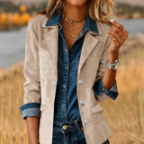 Shein Autumn And Winter Western Wind Imitation Leather Taut Locomotive Jacket
