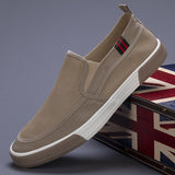 Summer New Men's Shoes Korean Version Of The Trendy Shoes Breathable Canvas Shoes One Foot Lazy Shoes Casual Shoes Breathable Board