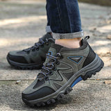 And Autumn 2025 New Low-Top Lace Hiking Shoes Men's Outdoor Shoes Large-Size Cross-Country Hiking