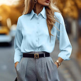 Years Of Shein Leisure Spring And Autumn Long-Sleeved Western Wind Women's Shirt