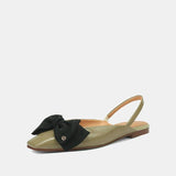Red Fashion Bag Head Sandals Women 2025 New Square Temperament Low Heel Single Shoes Niche Flat