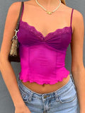 Sheer Mesh Fungus Cami Top- Outfit