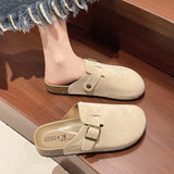 Bottom Bag Head Birken Shoes Women Spring And Autumn Lazy One Foot Wearing High-End Feeling Lady's New Half