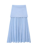 Spring New Vest Vest Outside The Vest Blouse Design Sense Of Niche Temperament Knitted Vest Splicing