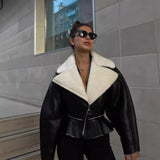 Autumn And Winter New Short-Term Collar Fashion Korean Version Of Women's Long-Sleeved Pure Color