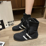 Gaode Training Shoes Women In The Summer Of 2025 New Mesh Breathable Martin Boots Casual High-Top Short Boots