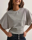 Korean Version Design Round Collar Collar Collar Short-Sleeved T-Shirt For The Summer New Simple And Pure Color Loose