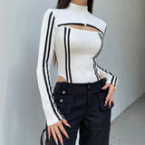 Striped Cut Out