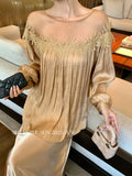 Xixi 2025 Autumn White Standard New Korean Version Of The White Standard Of The New Korean Version Of The Chiffon Short-Sleeved Shirt Top