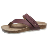 Sandals Women's Spring And Summer Fashion Casual Press Multi-Color Flat Bottom Women's Outer Wear Clip-To-Slips Half