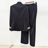 Early Autumn New Star Fashion Nails Set With A Collar Jacket Trousers