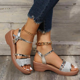 Zingj 2024 New Large Size Fish Mouth Women's Shoes Wedge Women's