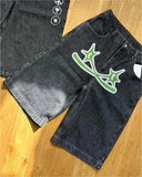 Shorts Men's Spring / Summer 2024 Trendy Denim Trousers Loose Casual