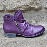 Women's Boots In Autumn And Winter 2025 Low-Heeling Double-Linked Martin Boots Large-Size Casual Ladies Short