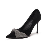 Bow Water Drill Design Ultra-High Heel High Heels 2025 Spring And Summer Do Not Tired Tip Point Thin And Catch