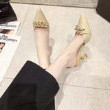Head Half Drag Woman Wear 2025 Summer New Fairy Wind Net Red Fine And Cool Drag High With Muller Slippers
