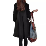 Autumn And Winter New Korean Version Of The Large Size Of Women's Clothing In The Long Loose Caravan Cape