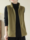 Autumn And Winter New Mother Dress Rocking Velvet Horse Clip Warm Casual Coat Women Fashion Shoulder Vest