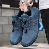 Large-Size Casual Shoes Spring Permeable Men's Shoes Lightweight Running
