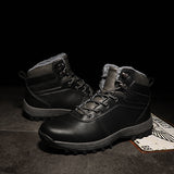 Winter High-Top Men's And Women's Shoes Warm Plus Velvet Shoes Men's Shoes Outdoor Snow Boots Anti-Slip Hiking