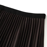 Color Bred Faded Bvy Dress Autumn Dress Loose Umbrella Skirt Hanging Feeling Large Skirt