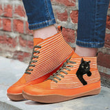 Flat-Soled Single-Shoe Women's New Round Head Tie In Autumn And Winter 2025 Large Size 43 Casual Women's