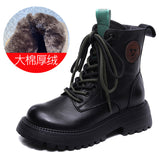 Cowhicked Martin Boots Women's Station Pines And Single Boots Vintage Handmade And Boots Thicken In