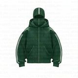 Solid-Colored Double Hat Design Autumn And Winter Ins New Hooded Sweater Loose Men's And Women's And Couples Hoodie