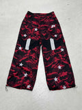 Camouflage Bumpy Hop BF Trousers New Personality Women's Hottie Loose Casual