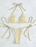 Addition 2023 New Drawstring Strap Split Bikini