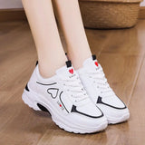 Dad Shoes Women In The Super Fire 2025 Autumn New Korean Version Of Fashion Leisure Sports Small White Shoes Breathable Net