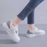 Small White Shoes Women 2025 Spring And Autumn New Trend Of Thick-Soled Shoes Korean Plate Tagonal Tagonal Student Women's