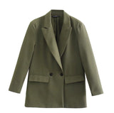 Women's Explosive Fashion Casual Temperament Commute Multi-Color Suit Long-Sleeved