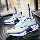 New Hollow Popcorn Soft-Soled Running Shoes Men's Training High-Ball Shock-Absorbing Breathable