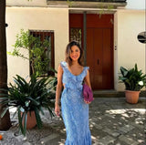 Women's Clothing Explosion Heavy Industry Embroidery Cascade Decoration Fan Flute Dress Fashion Short