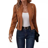 Autumn And Winter Large-Size Women's Coat Cardigan Suit Multi-Grain