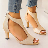 Women's Shoes 2025 Summer New High-Heeled Sandals Wish Big Sandals Women