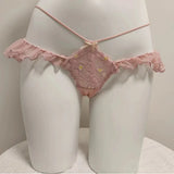 Sexy Lace Embroidered Pajamas Women Summer Small Breast With Steel Ring Pure Lust Wind Mesh Sling Sling Aja Skirt