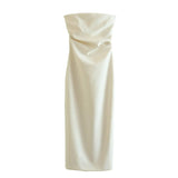 New Spring Style Slim, Skinny, Chest-Wrapped Flute Dress
