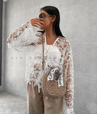 2025 Fashion Elegant Heavy Industry Leaster Flower Coat