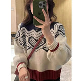 Wind Milk Jasmine Knitted Sweater Soft Sweater Women's Winter New Large-Size Fat Long