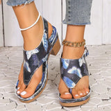 Word Drag Large Code 2025 Summer Flower Embroidered Coarse Heel With Toe High Heels