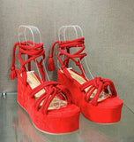 Women's Shoes 2025 Summer New Fish Mouth Strap Slopes Sandals Women's Large-Size Thick-Soled