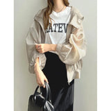Fashion Thin Hooded Sunscreen Women's 2025 Summer UV