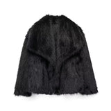 Winter New Women's Artificial Fur Effect Short Coat