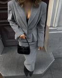 Spring New Fashion Waist Temperament Suit Jacket Half-Dress